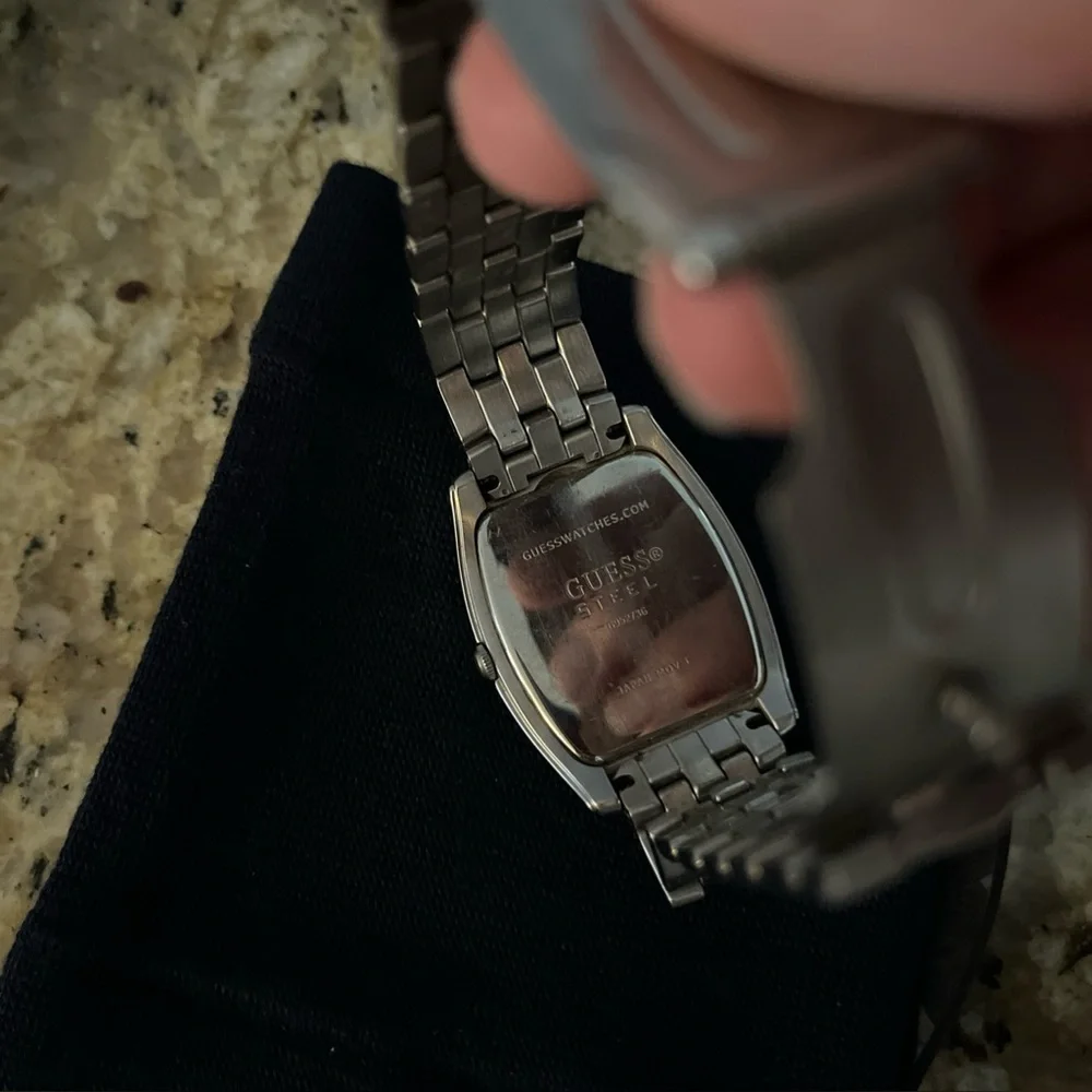 DENACCI Stainless‎ Steel Watch with Burgundy Dial